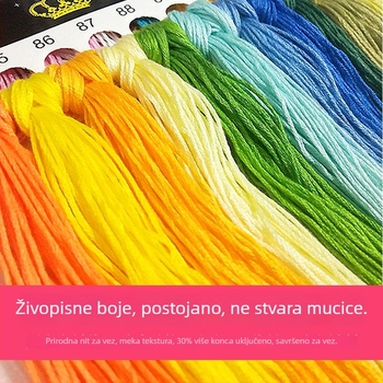 Kist za križni vez s 11CT platnom od pamuka, motiv krizanteme, moderan minimalistički dizajn, za dnevni boravak, spavaću sobu, blagovaonu