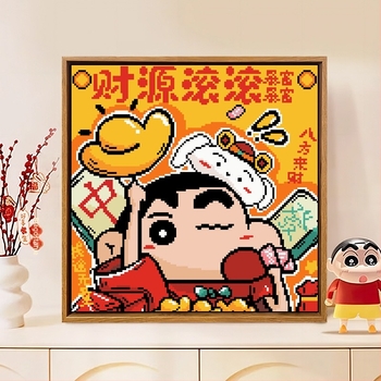 Crayon Shin-Chan set za križno šivanje 2025 – novi stil za dnevni boravak i spavaću sobu