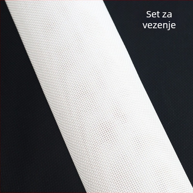 14-ct plat za križni šav od ekološkog pamuka, motiv kapljica ki pada, pejzaž, skandinavski stil, komplet za izradu