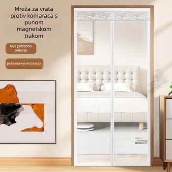 Tkaninska zavjesa za vrata, mreža protiv insekata i podmetač za stol za kućnu upotrebu – moderni minimalistički stil, pogodan za dnevni boravak, spavaću sobu i kupaonu.