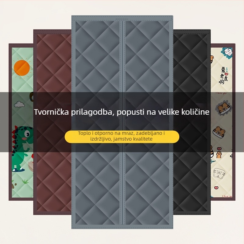 Tkaninska zavjesa za vrata, mreža protiv insekata i podmetač za stol za kućnu upotrebu – moderni minimalistički stil, pogodan za dnevni boravak, spavaću sobu i kupaonu.