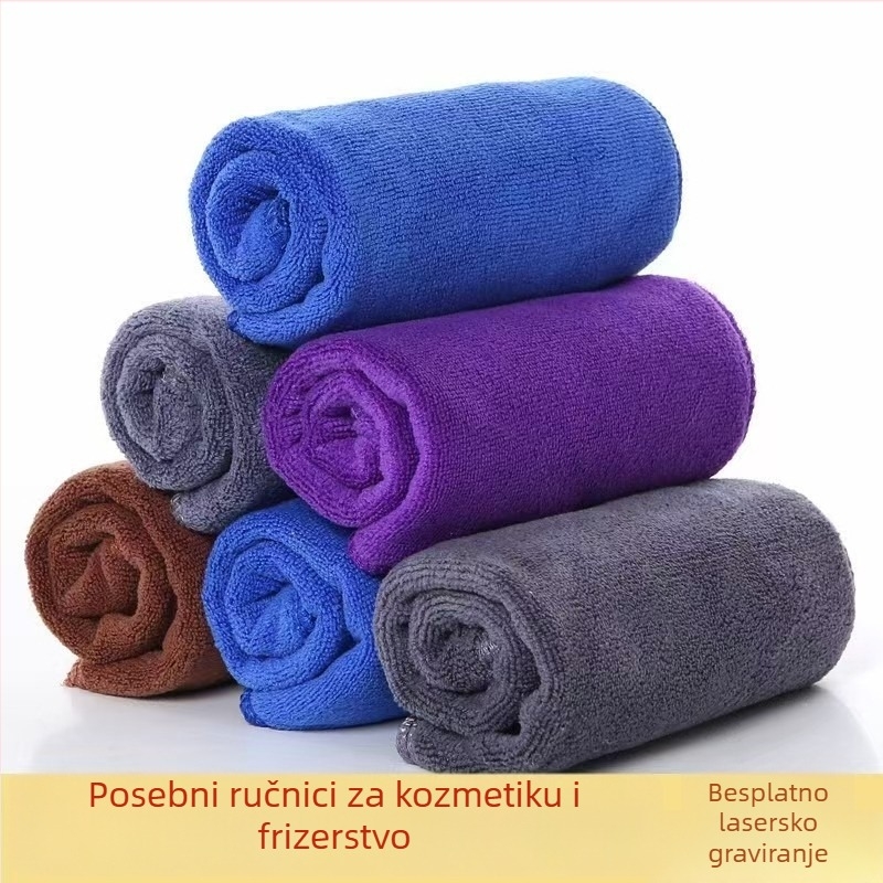 Mikrovlaknena krpa za kućno čišćenje, upija, bez dlačica, zadebljana za čišćenje stakla i pranje automobila