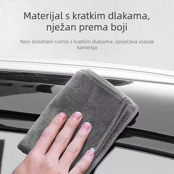 Prilagođena dvostruko debela krpa od velūra za čišćenje automobila, s visokim apsorpcijskim kapacitetom za unutrašnjost
