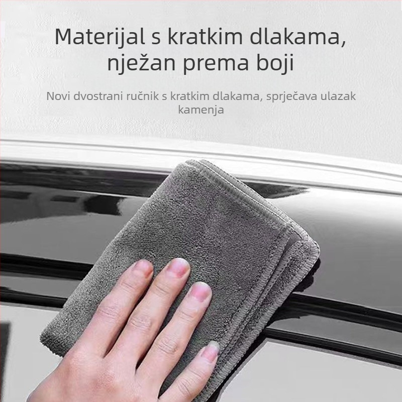Prilagođena dvostruko debela krpa od velūra za čišćenje automobila, s visokim apsorpcijskim kapacitetom za unutrašnjost