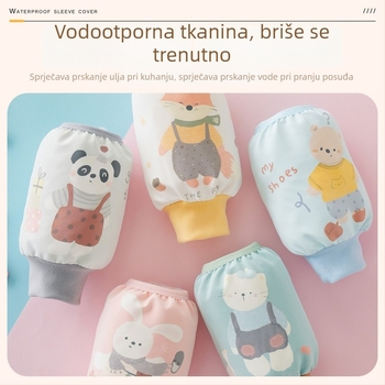 Dječje vodootporne zaštitne rukave za jelo i crtanje – slatke