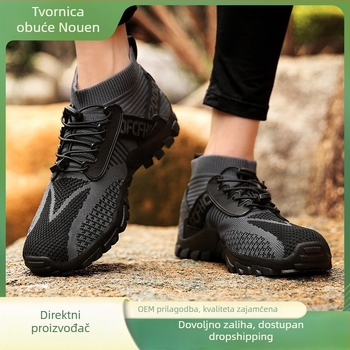 Muške tenisice velikih veličina, ljetne prozračne mrežaste, bez vezica, slip-on, za outdoor i casual sports