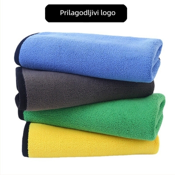 Krpa za pranje automobila od koralnog flisa, debela, dvostrana, brzo suši, visoka apsorpcija, mogućnost prilagodbe logom