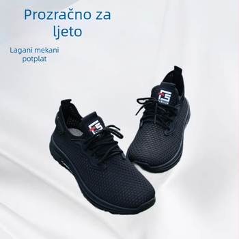 Ljetne mrežaste prozračne muške tenisice, lagana mekana potplata, svakodnevne trkačke cipele