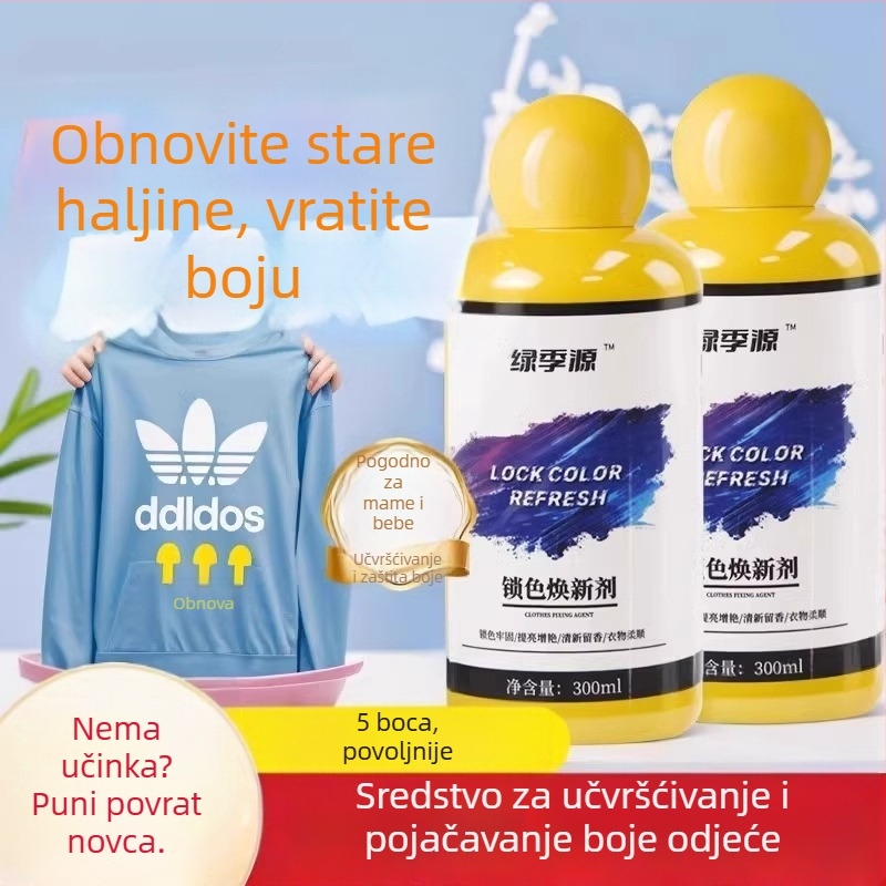 Sredstvo za fiksiranje boje odjeće i posvjetljivanje, kućna uporaba, izbjeljivanje i njega pranja (200–350 g)