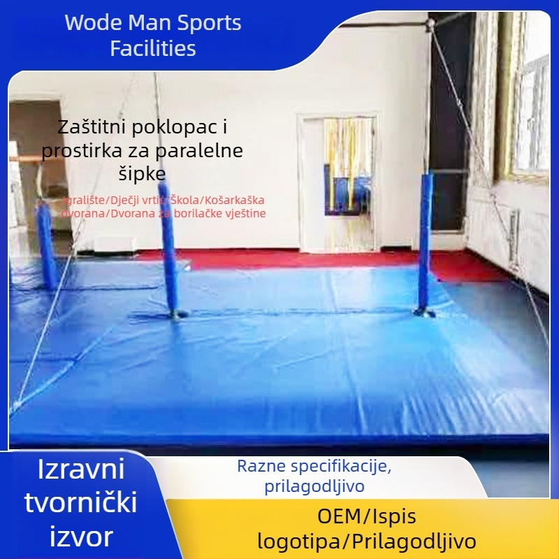 Pjenasti zaštitni mat za vodoravnu šipku i paralelne šipke, dječji fitness trening i gimnastiku na podu