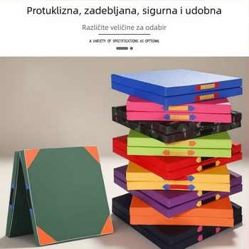 Mat za trbušnjake i gimnastiku, sklopivi plesni mat za akrobatske vježbe, podloga za vježbanje za učenike i djecu