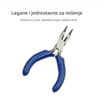 3-inčne mini kliješta za nakit za DIY, kliješta s dugim nosom