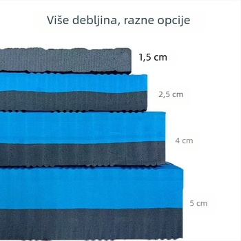 Podloga za koljena za vježbe s ab rollerom, debeli EVA jastučić za koljena, kućna uporaba, plosnata podrška za ravnotežu