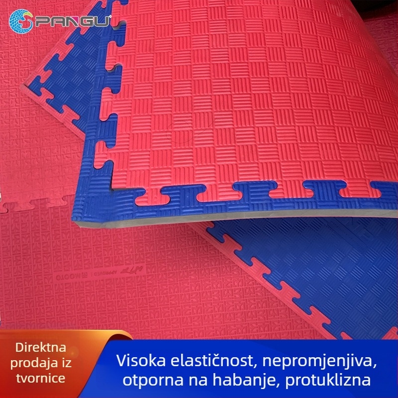 Interlock Taekwondo puzzle podloga od EVA pjene - otporna na udarce podloga za trening borilačkih vještina
