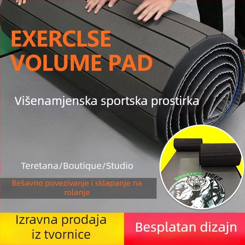 Taekwondo gimnastički mat, Muay Thai mat, trening podloga, rolna podloga za borilačke sportove, wrestling i Brazilian Jiu-Jitsu
