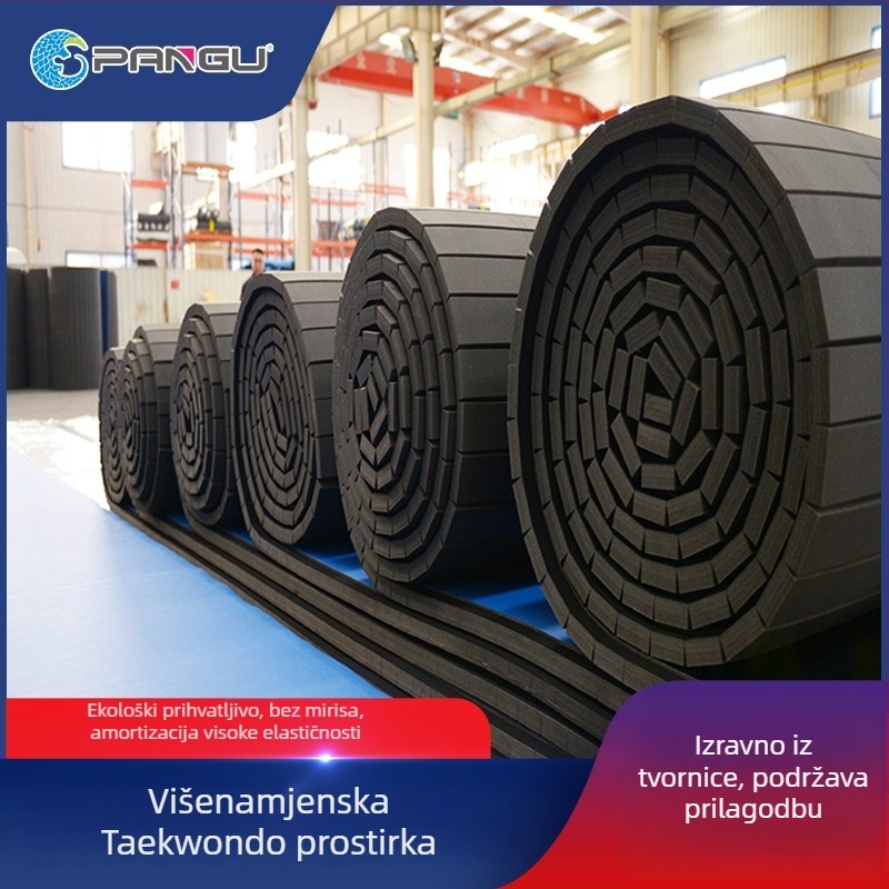 Trening podloga Taekwondo i Karate, mat za Brazilski Jiu-Jitsu i borilačke vještine, podloga za gimnastiku i cheerleading