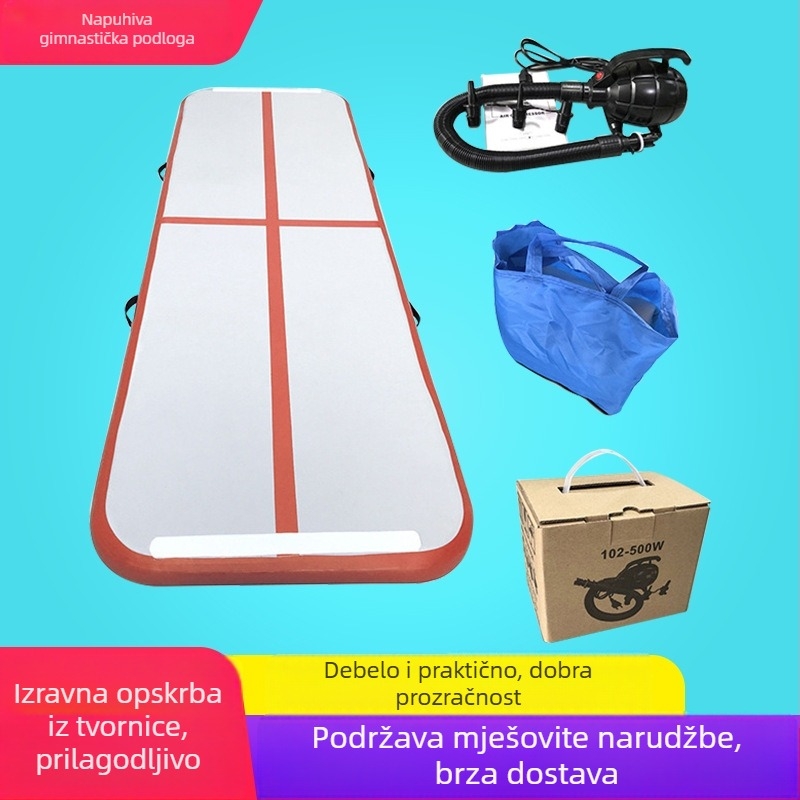 Naduvani teksturirani joga i gimnastički mat, debeli zaštitni mat za Taekwondo