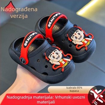 Dječje ljetne indoor sandale s protukliznom potplatom, zatvorenim prstom, crtani dizajn
