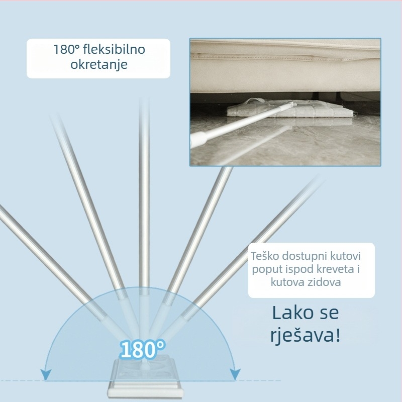 Kakama krpa za uklanjanje prašine s poda, papir za čišćenje dlaka, elektrostatični papir za mop, kućno čišćenje – prilagodljivo