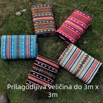 Etno stil vanjska vodootporna prostirka za travu, piknik i kampiranje