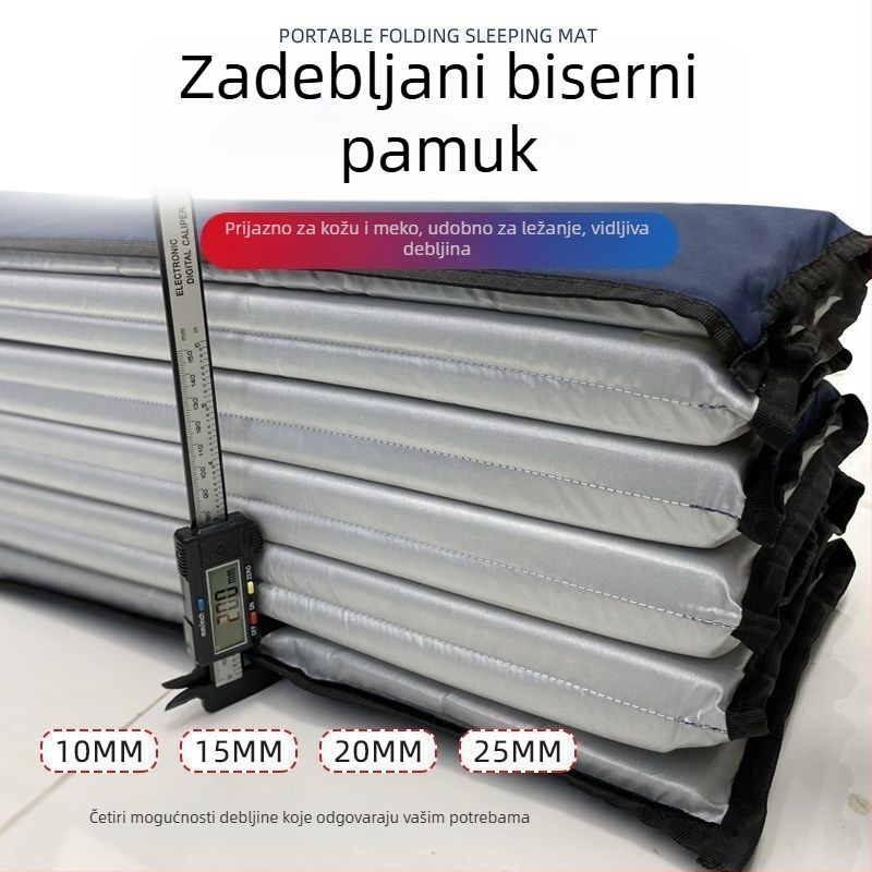 Sklopiva dječja podloga za spavanje, otporna na vlagu i protuklizna