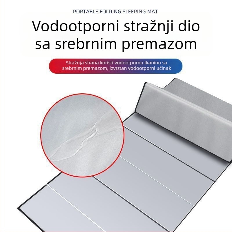 Sklopiva dječja podloga za spavanje, otporna na vlagu i protuklizna