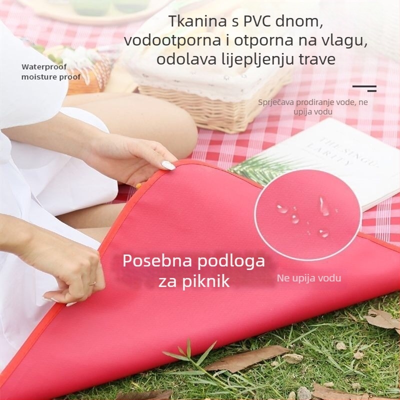 Piknik podloga, vodootporna i prijenosna za travu ili plažu, Oxford tkanina