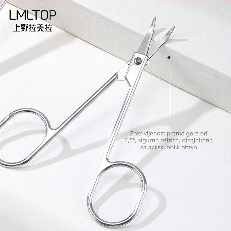 LMLTOP Apple set alata za manikuru, 9-djelni višenamjenski set alata za nokte s nožicama i pilnikom F0130