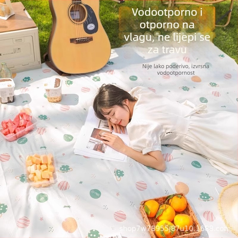 Vanjska piknik podloga – otporna na vlagu, debela kamping podloga, prijenosna za proljeće i jesen, plaža i izleti