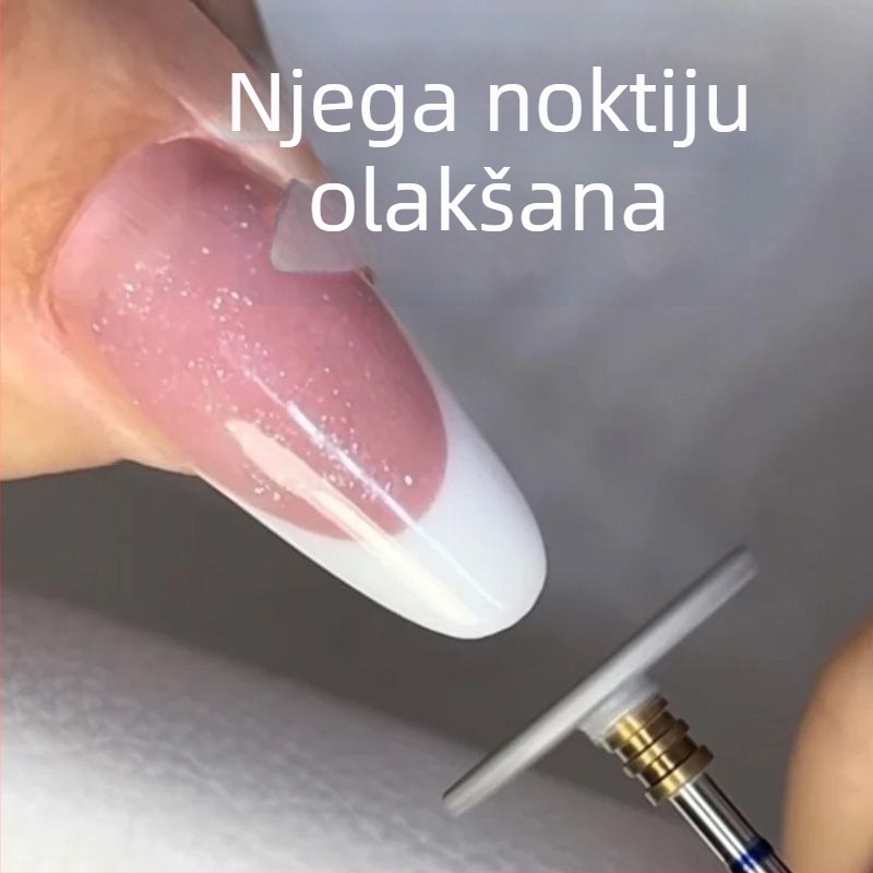 Brušenje glava u obliku NLO-a, 0,5 mm za oblikovanje rubova, brusni disk u ruskom stilu s prednjim izravnavanjem, alat za nokte