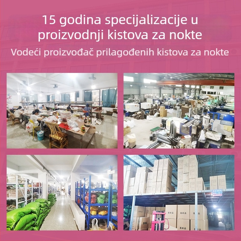 Osmeroalni set alata za njegu noktiju sa zebraskim uzorkom za šareno bojanje, dizajn cvijeća, svjetlosna terapija, olovka za crtanje linija i ostali alati za njegu noktiju