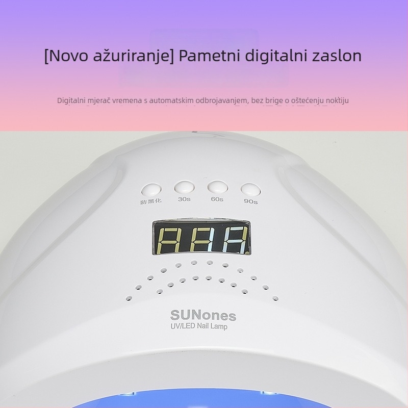 SUNone gel lak lampica s infracrvenim senzorom za automatsko prepoznavanje – sušenje i fototerapija noktiju
