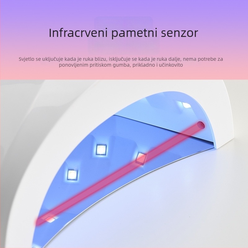 SUNone gel lak lampica s infracrvenim senzorom za automatsko prepoznavanje – sušenje i fototerapija noktiju