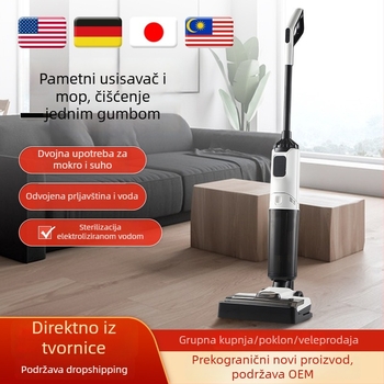 Greenhome GHA-T8 bežični robotski čistač: usisavanje, mopanje i pranje podova