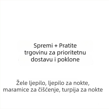 Ručno izrađene naljepnice za nokte s mliječnobijelim šampanj gradientom, odvojive