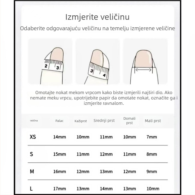 Korejski stil noktiju s šljokicama, minimalistički dizajn s promjenom boja, proljetni model, naljepnice za nokte za nošenje