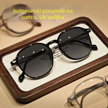 Visokokvalitetne pametne naočale s zumom za daljinu, sredinu i blizinu vida — fotochromatske leće, anti-plavo svjetlo, progresivne višefunkcijske leće