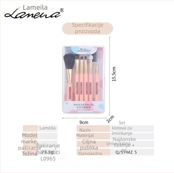 Lamella 6-djelni set kistova za šminkanje za početnike, model L0965
