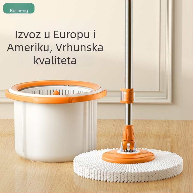 Rotirajući mop bez dodirivanja, s jednom kantom