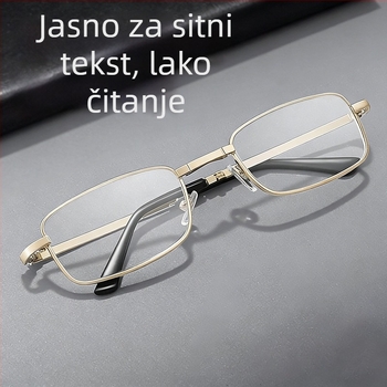 Novi sklopivi čitački naočale s filtrom protiv plavog svjetla, model 2233, visokokvalitetne povećavajuće naočale za muškarce, prijenosne