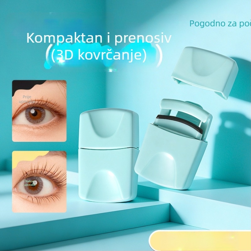 Uvijač trepavica s širokim kutom za djelomično uvijanje, prirodan i dugotrajni oblik, prilagođava se obliku oka
