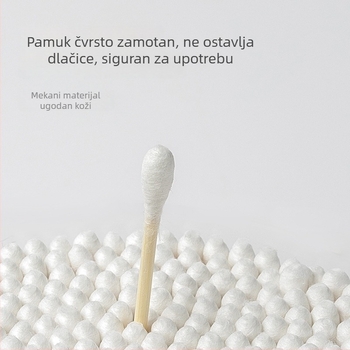 Jednokratni štapići od pamuka, snažno upijajući, višenamjenski, 200 komada
