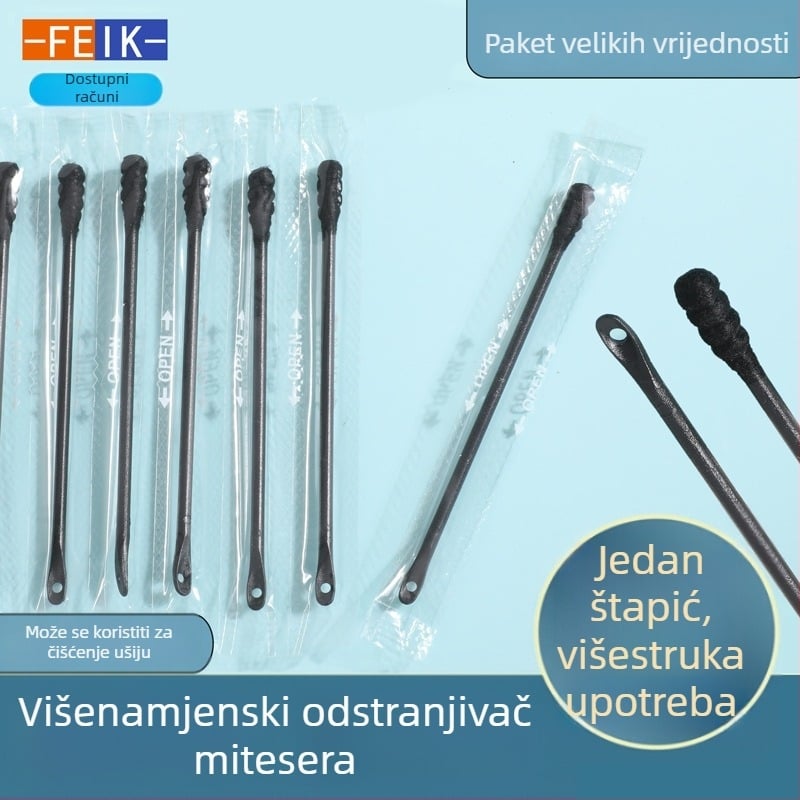 Alat za uklanjanje mitesera iglom za akne i grebalom nosa – jednokratna upotreba