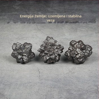 Egipatski kamen proročanstva — meteorit, sirovi uzorak minerala, dekorativni kamen, crni dijamant