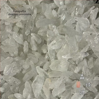 Prirodni bijeli kristal – sirovi kamen u obliku kralježnice, mineralni kristalni primjerak, dekorativni kristal