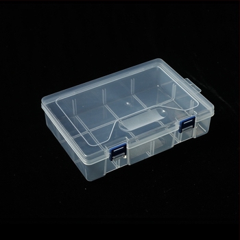 Prozirni plastični stolni organizator s 16 pretinaca za nakit, dijelove i alate