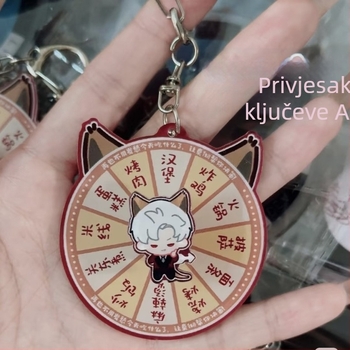 DIY poklon: akrilni okretni privjesak – čibi anime zvijezda