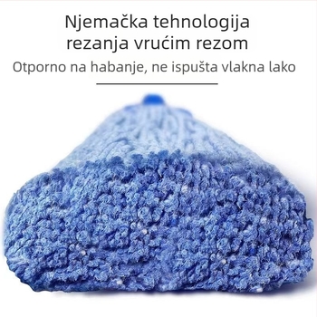Mop od pamukovog vlakna za pločice, velikog formata, izdržljiv i jednostavan za čišćenje.