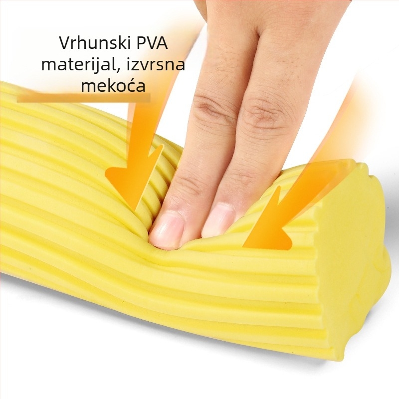 Rolna glava mop spužve, upija, zamjenska glava od gume i pamuka, universalna 273338CM