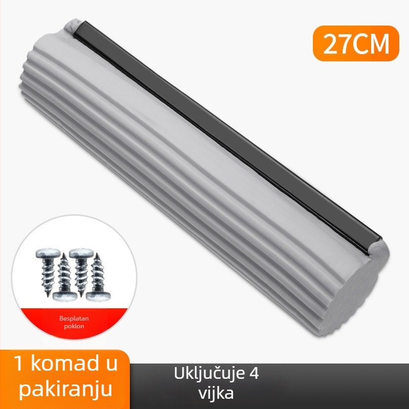 Rolna glava mop spužve, upija, zamjenska glava od gume i pamuka, universalna 273338CM